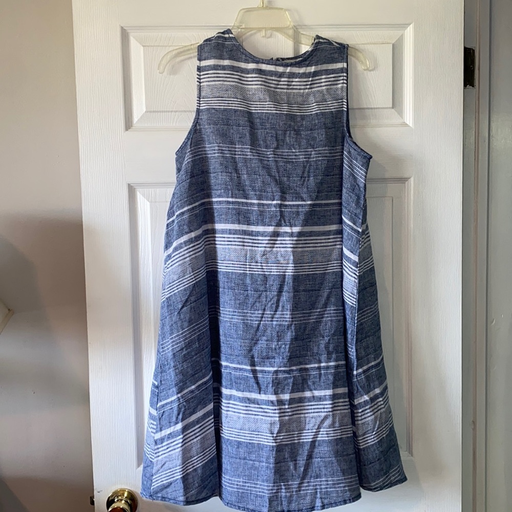 Beach Lunch Lounge Striped Shift Dress